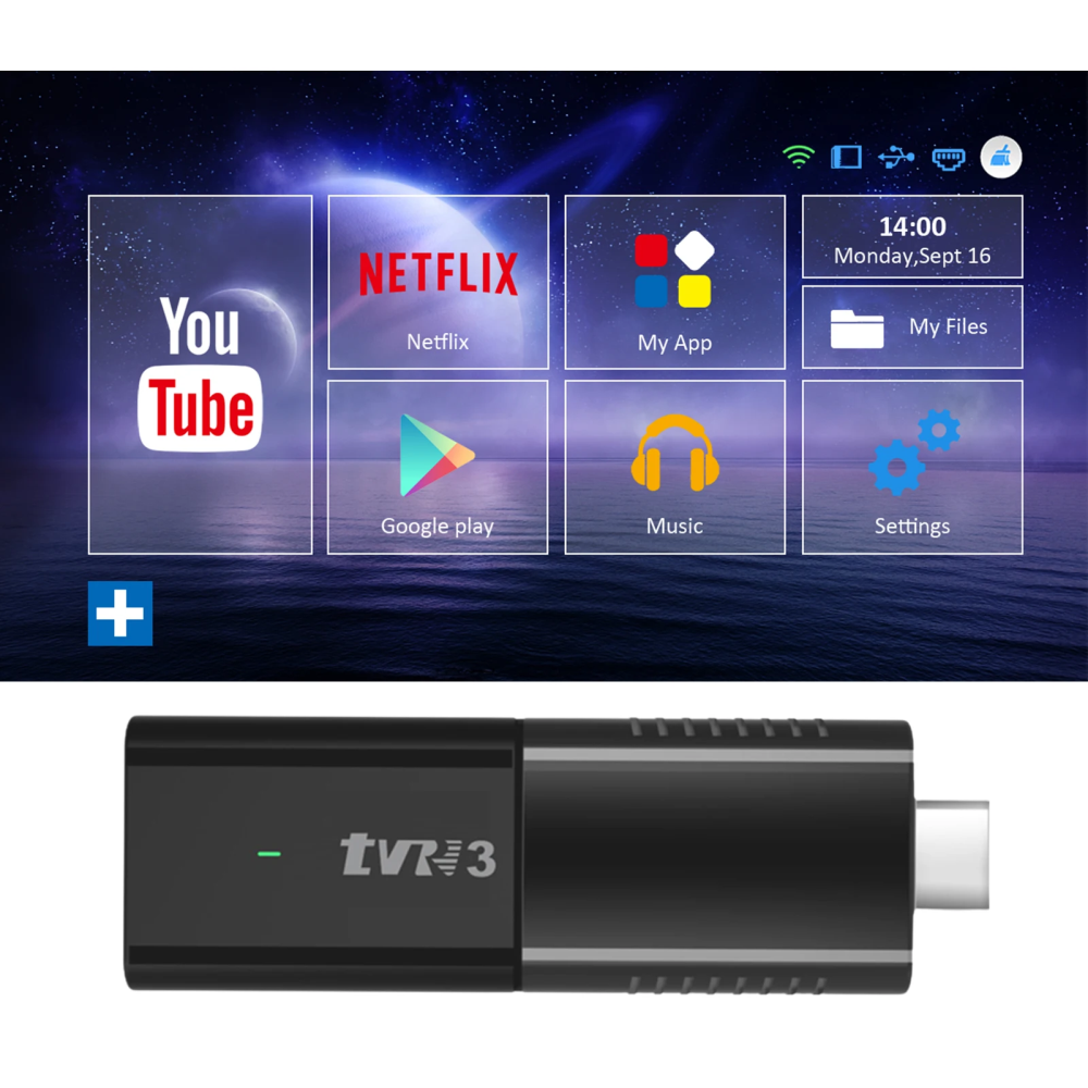 Miniatura 5 de TV Stick Smart TV BOX Android 4K TVR3